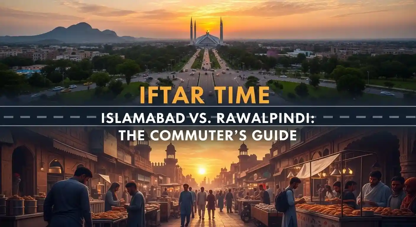 Iftar Time Islamabad vs. Rawalpindi The Commuter’s Guide