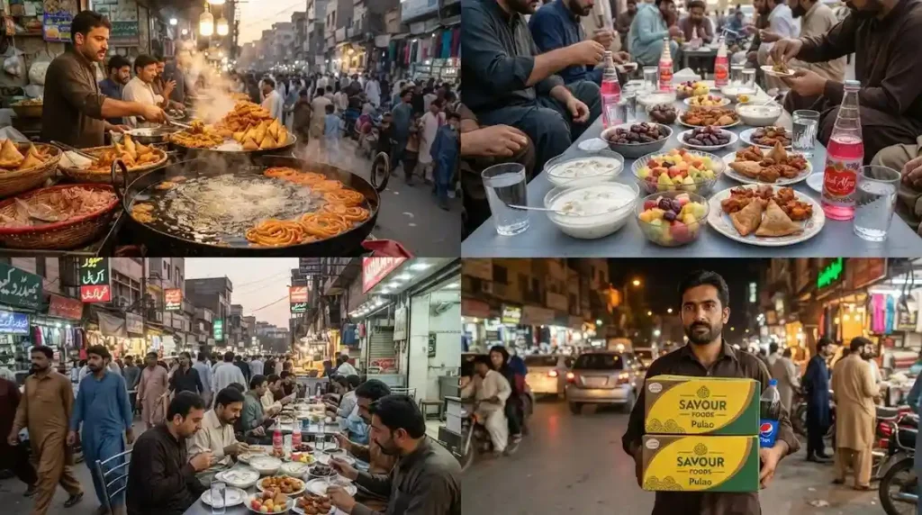 Commercial Market, Saddar & Raja Bazaar — the Iftar hubs
